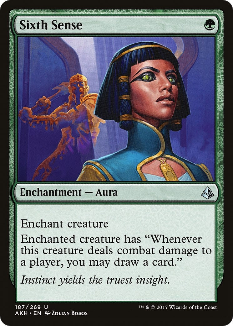 Image for Sixth Sense (187) [Amonkhet] - Magic: The Gathering