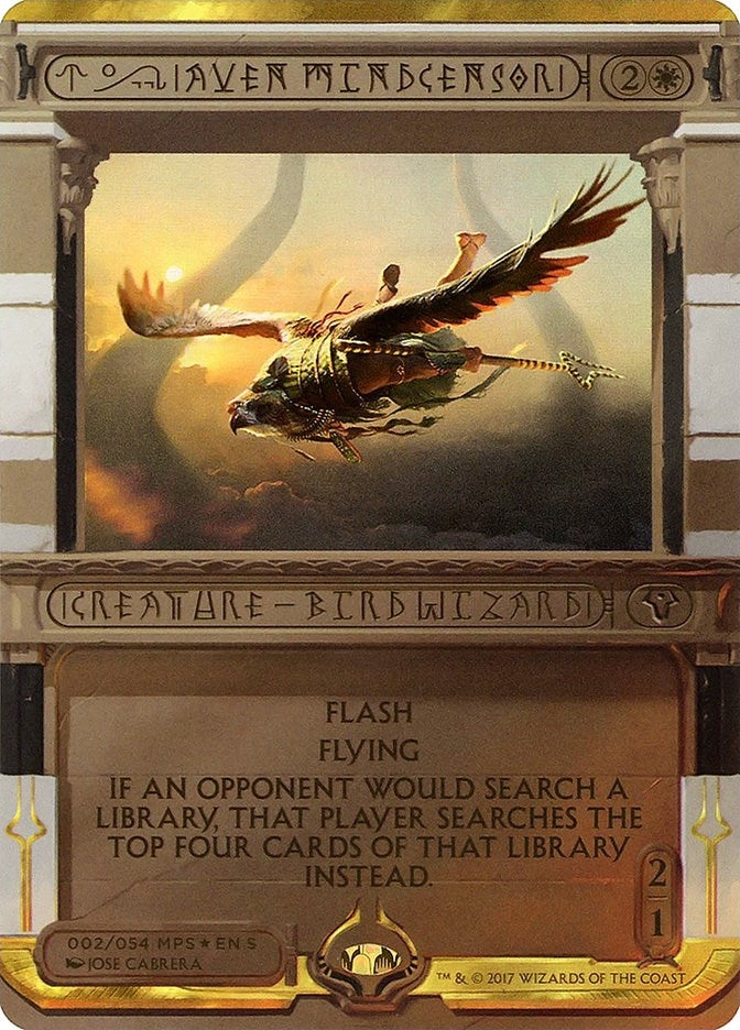 Image for Aven Mindcensor (2) [Masterpiece Series: Amonkhet Invocations] - Magic: The Gathering