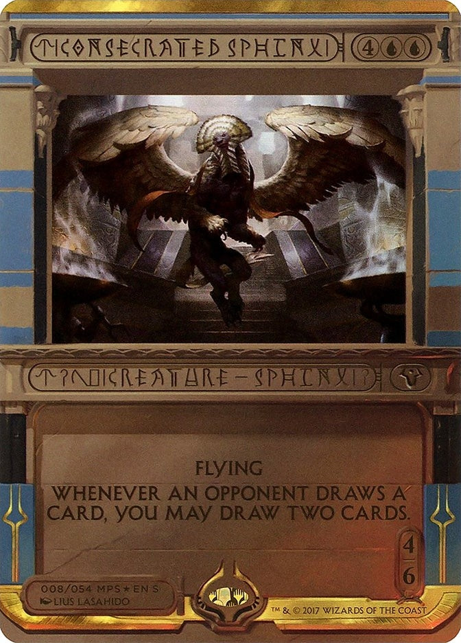 Image for Consecrated Sphinx (8) [Masterpiece Series: Amonkhet Invocations] - Magic: The Gathering