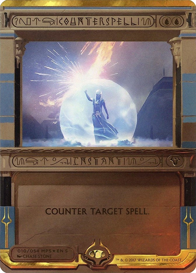 Image for Counterspell (10) [Masterpiece Series: Amonkhet Invocations] - Magic: The Gathering
