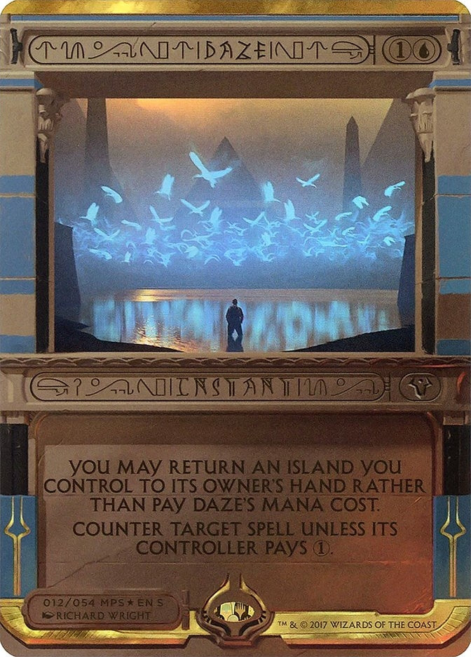 Image for Daze (12) [Masterpiece Series: Amonkhet Invocations] - Magic: The Gathering