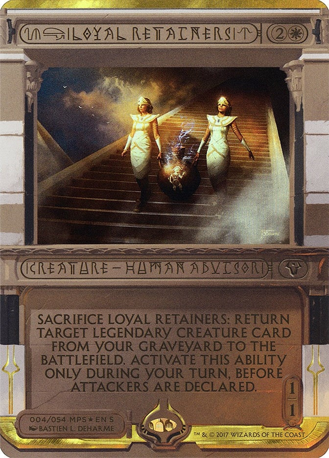 Image for Loyal Retainers (4) [Masterpiece Series: Amonkhet Invocations] - Magic: The Gathering