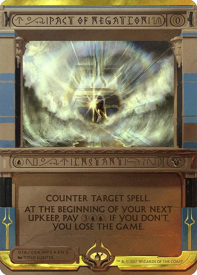 Image for Pact of Negation (16) [Masterpiece Series: Amonkhet Invocations] - Magic: The Gathering