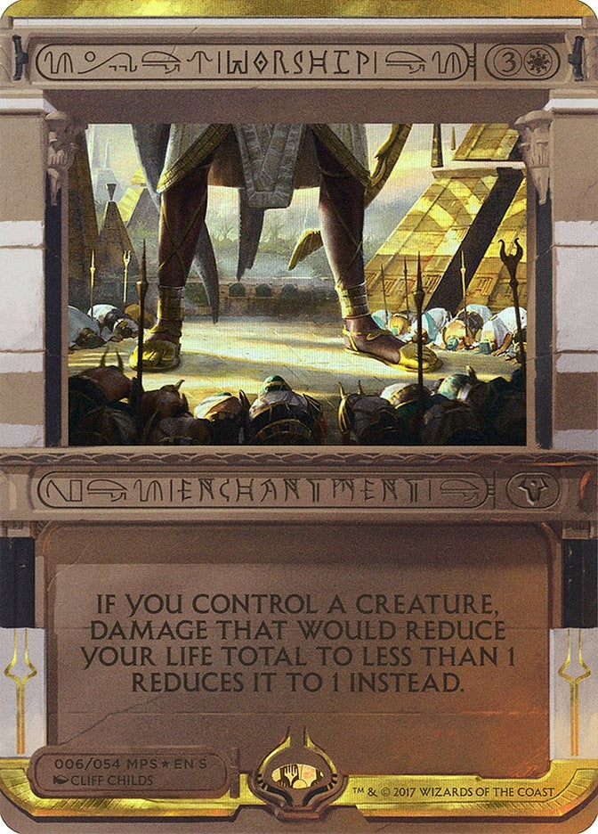 Image for Worship (6) [Masterpiece Series: Amonkhet Invocations] - Magic: The Gathering