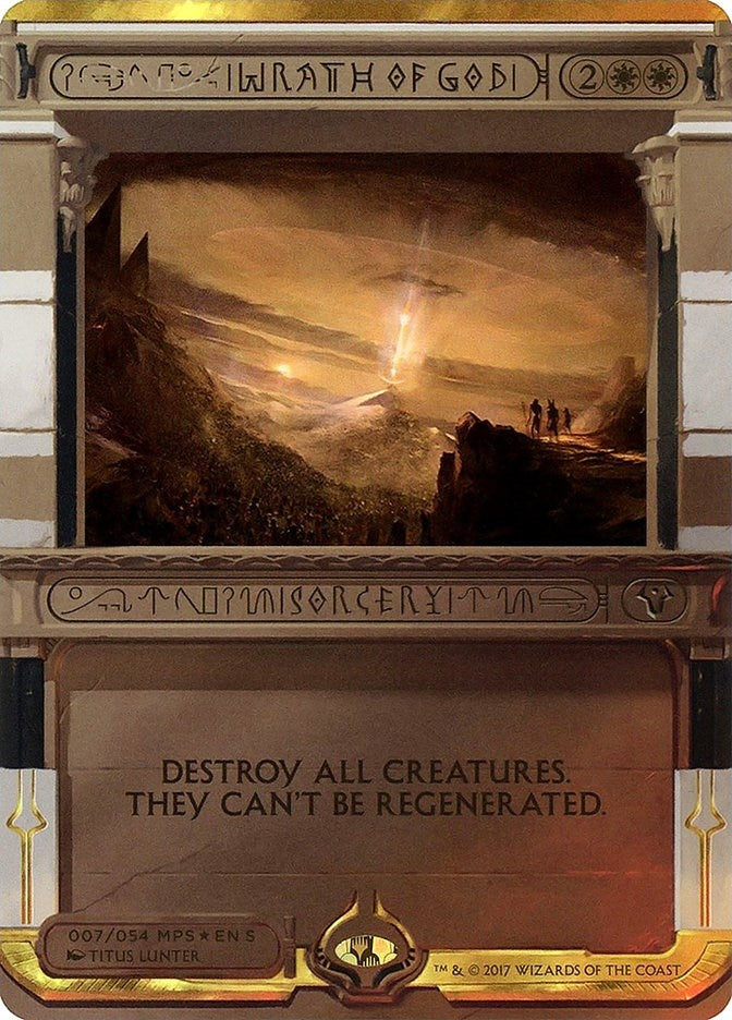 Image for Wrath of God (7) [Masterpiece Series: Amonkhet Invocations] - Magic: The Gathering