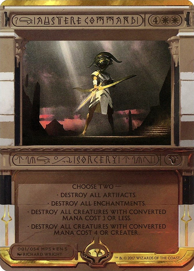 Image for Austere Command (1) [Masterpiece Series: Amonkhet Invocations] - Magic: The Gathering