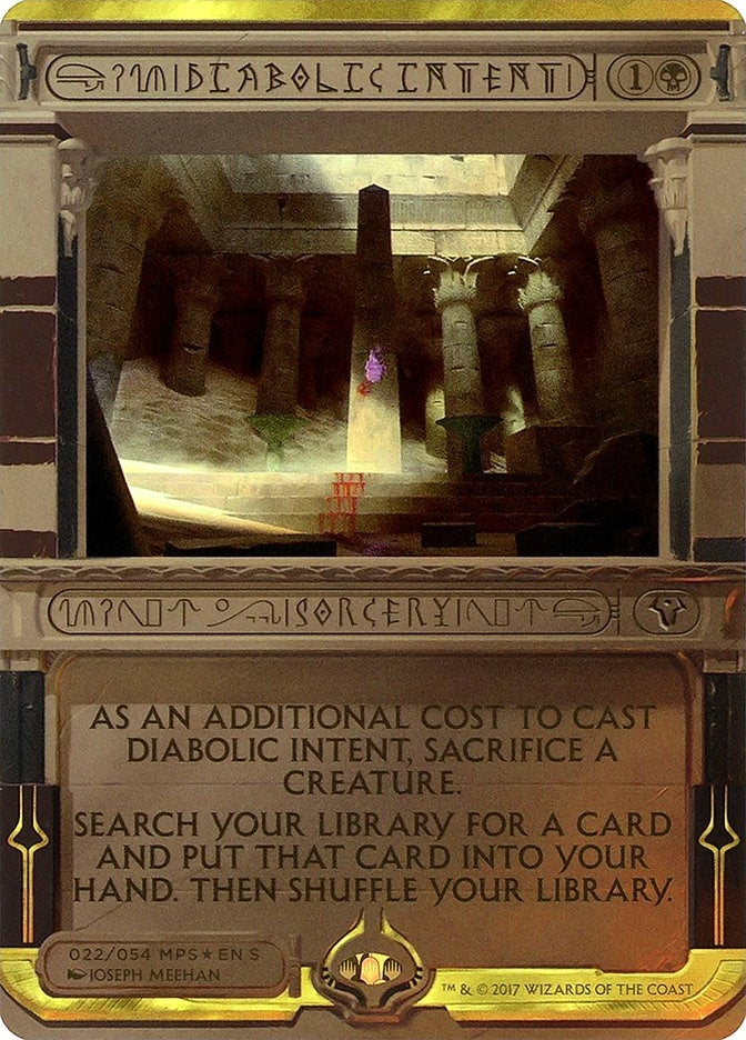 Image for Diabolic Intent (22) [Masterpiece Series: Amonkhet Invocations] - Magic: The Gathering