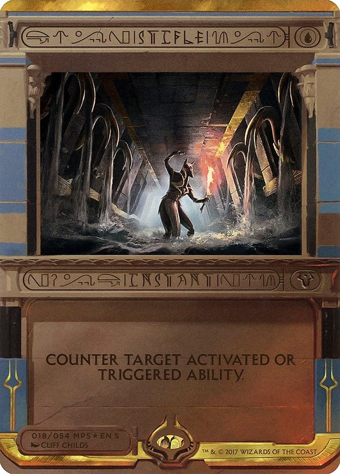 Image for Stifle (18) [Masterpiece Series: Amonkhet Invocations] - Magic: The Gathering