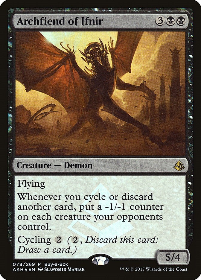 Image for Archfiend of Ifnir (78) [Buy-A-Box Promos] - Magic: The Gathering
