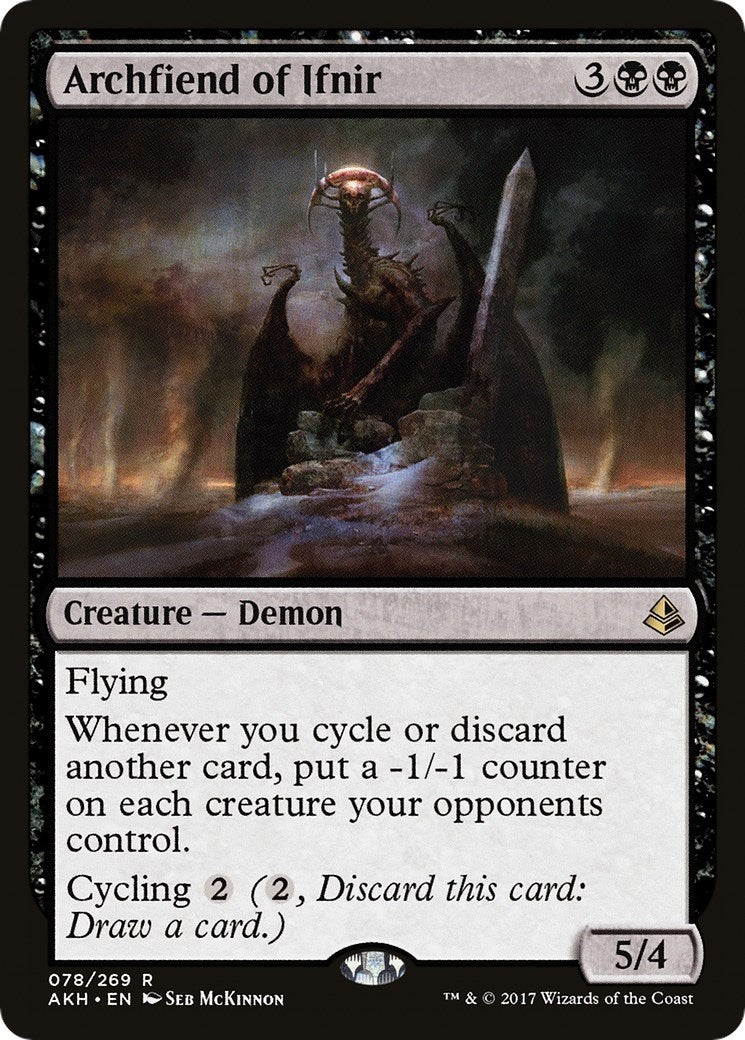 Image for Archfiend of Ifnir (78) [Amonkhet] - Magic: The Gathering