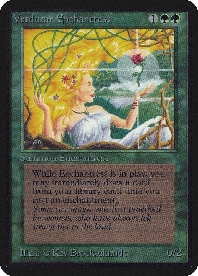 Image for Verduran Enchantress [Alpha Edition] - Magic: The Gathering