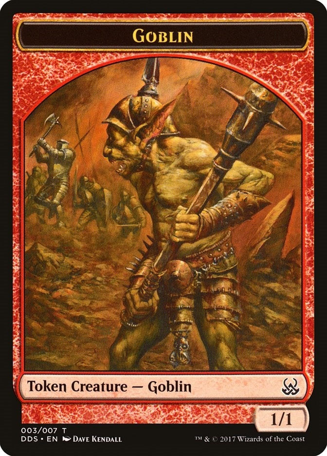 Goblin Token (3) [Duel Decks: Mind vs. Might Tokens]