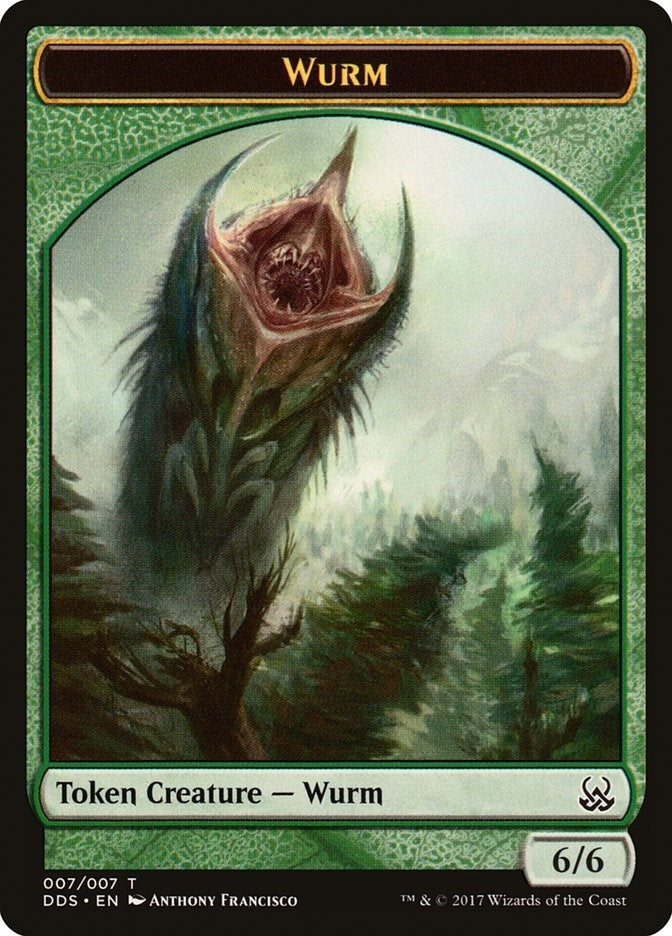 Image for Wurm Token (7) [Mind vs. Might] - Magic: The Gathering
