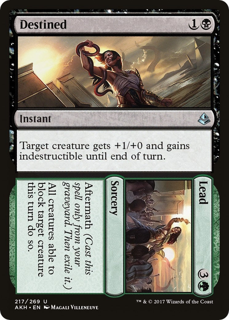 Image for Destined // Lead (217) [Amonkhet] - Magic: The Gathering
