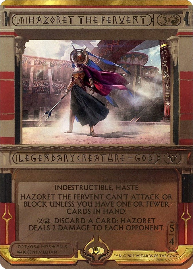 Hazoret the Fervent (27) [Masterpiece Series: Amonkhet Invocations]