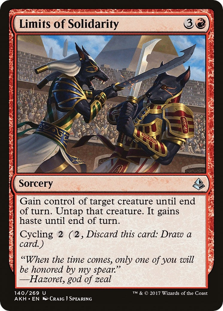 Image for Limits of Solidarity (140) [Amonkhet] - Magic: The Gathering