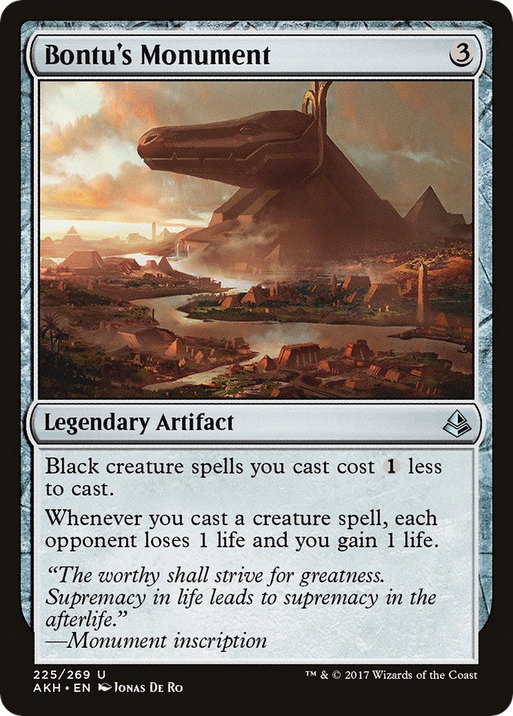 Image for Bontu's Monument (225) [Amonkhet] - Magic: The Gathering