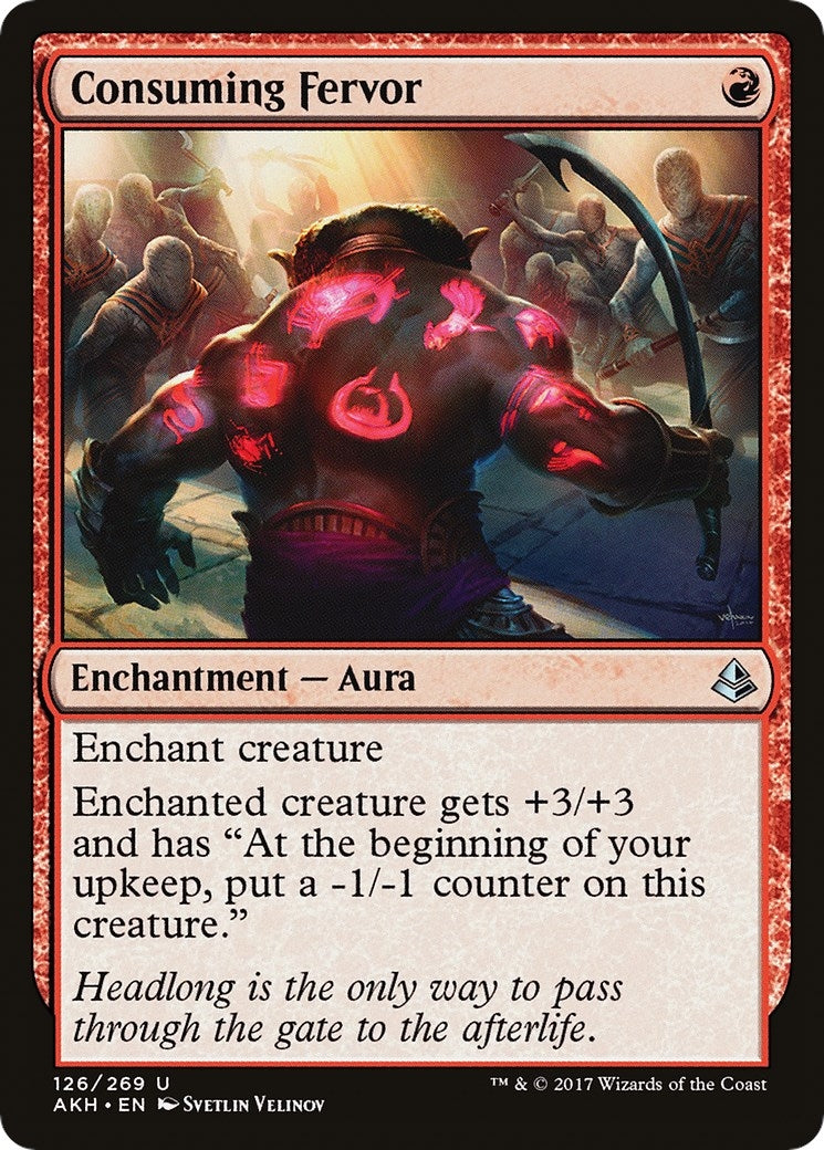 Image for Consuming Fervor (126) [Amonkhet] - Magic: The Gathering