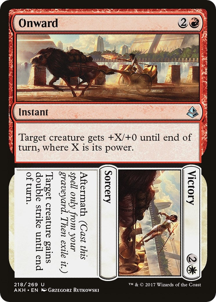 Image for Onward // Victory (218) [Amonkhet] - Magic: The Gathering