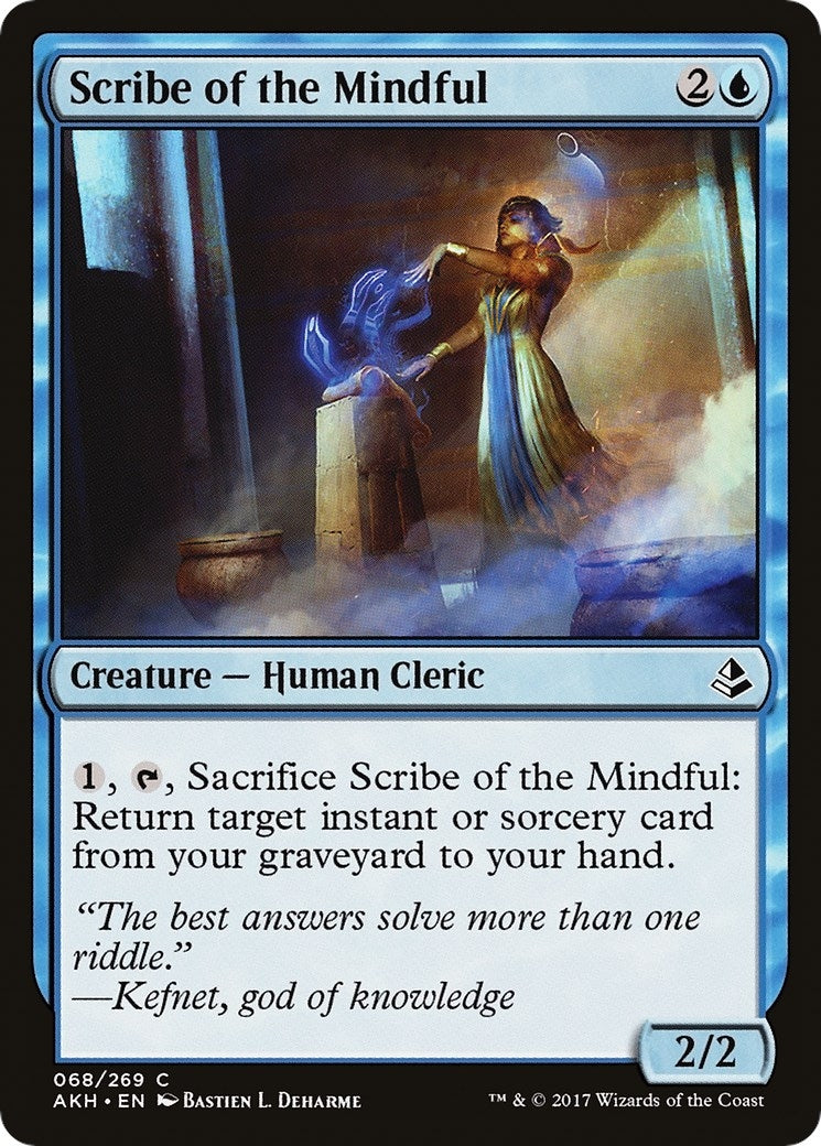 Image for Scribe of the Mindful (68) [Amonkhet] - Magic: The Gathering