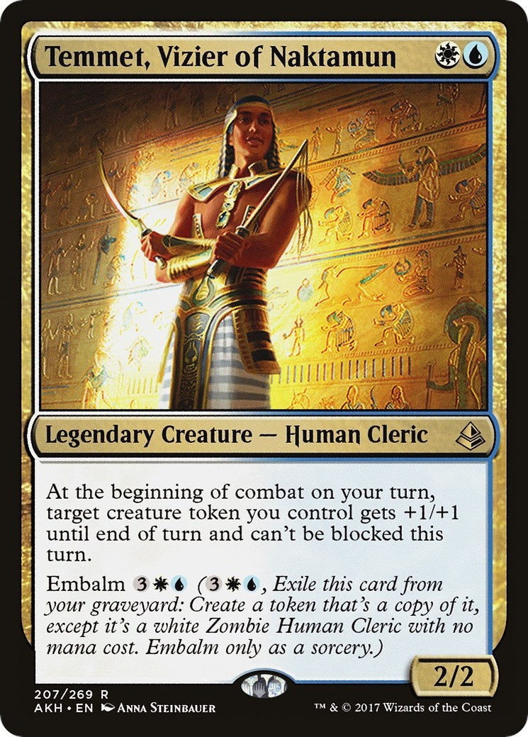 Image for Temmet, Vizier of Naktamun (207) [Amonkhet] - Magic: The Gathering