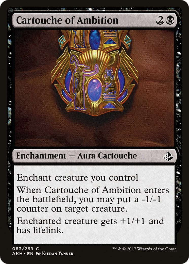 Image for Cartouche of Ambition (83) [Amonkhet] - Magic: The Gathering