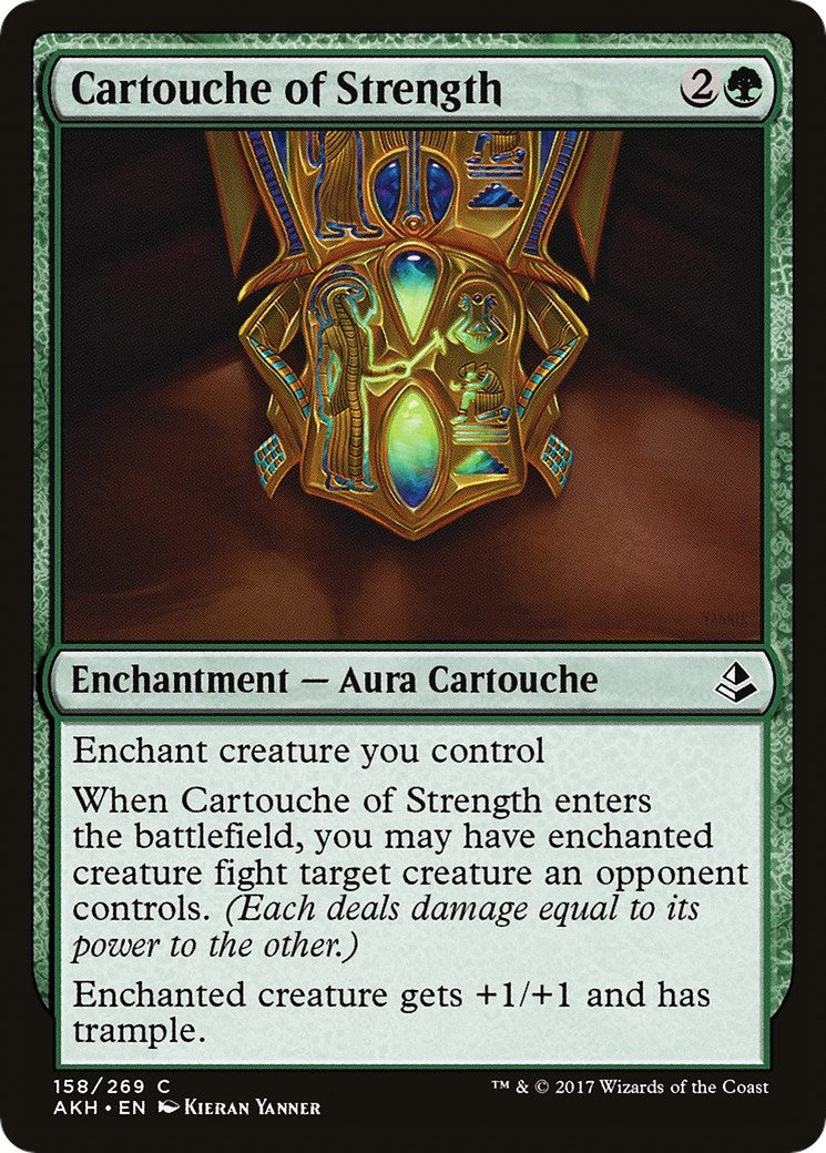 Image for Cartouche of Strength (158) [Amonkhet] - Magic: The Gathering