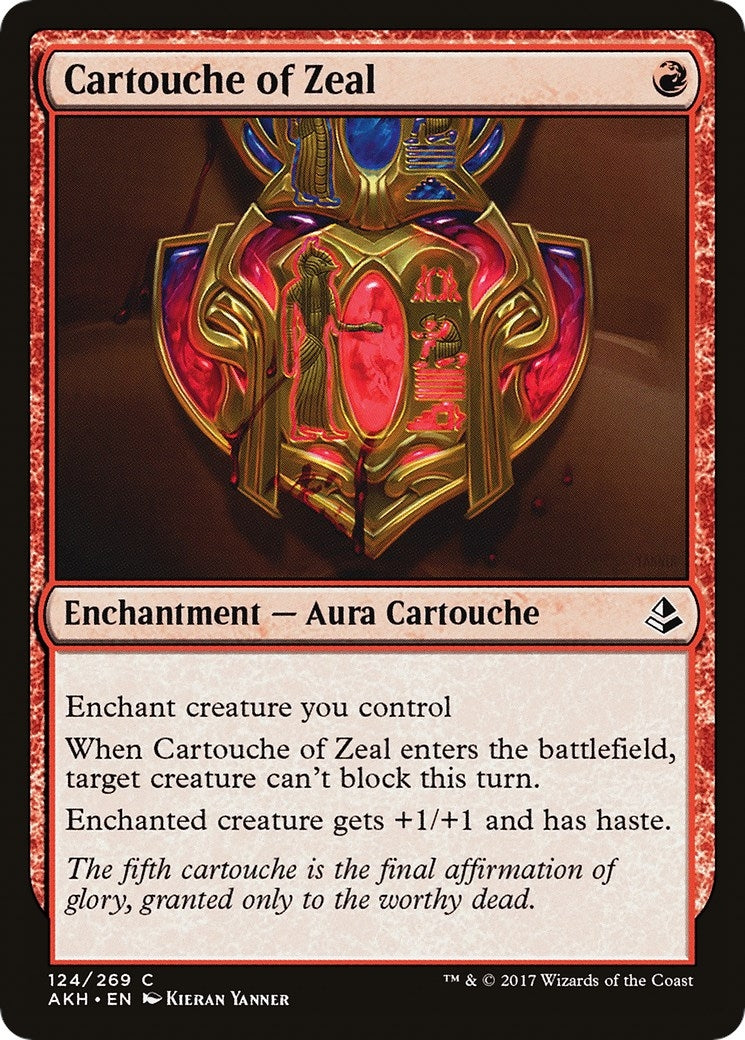 Image for Cartouche of Zeal (124) [Amonkhet] - Magic: The Gathering