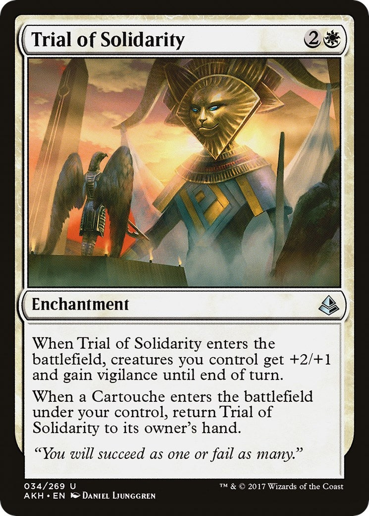 Image for Trial of Solidarity (34) [Amonkhet] - Magic: The Gathering