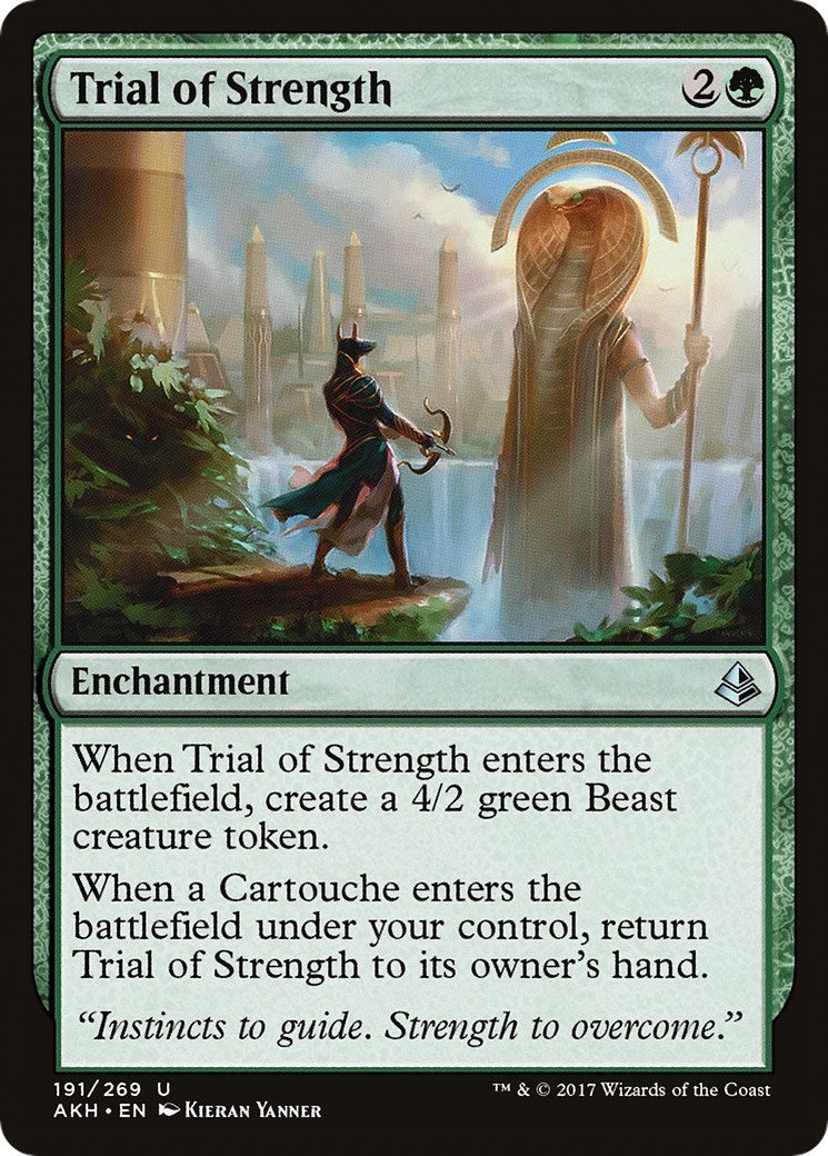 Image for Trial of Strength (191) [Amonkhet] - Magic: The Gathering