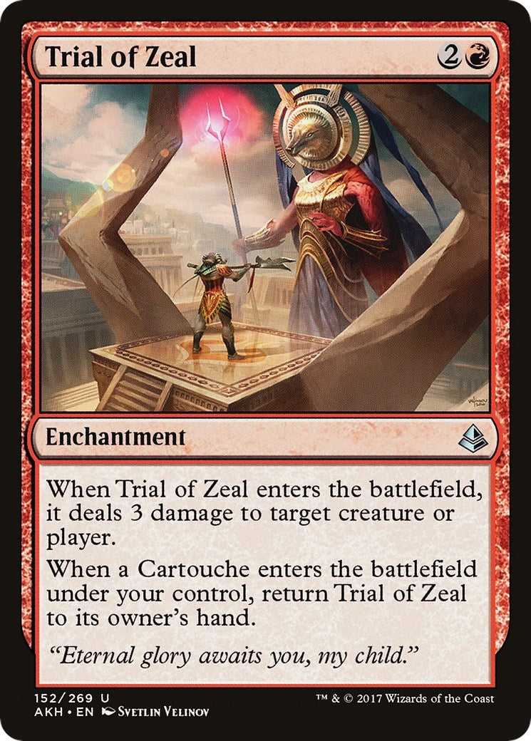 Image for Trial of Zeal (152) [Amonkhet] - Magic: The Gathering