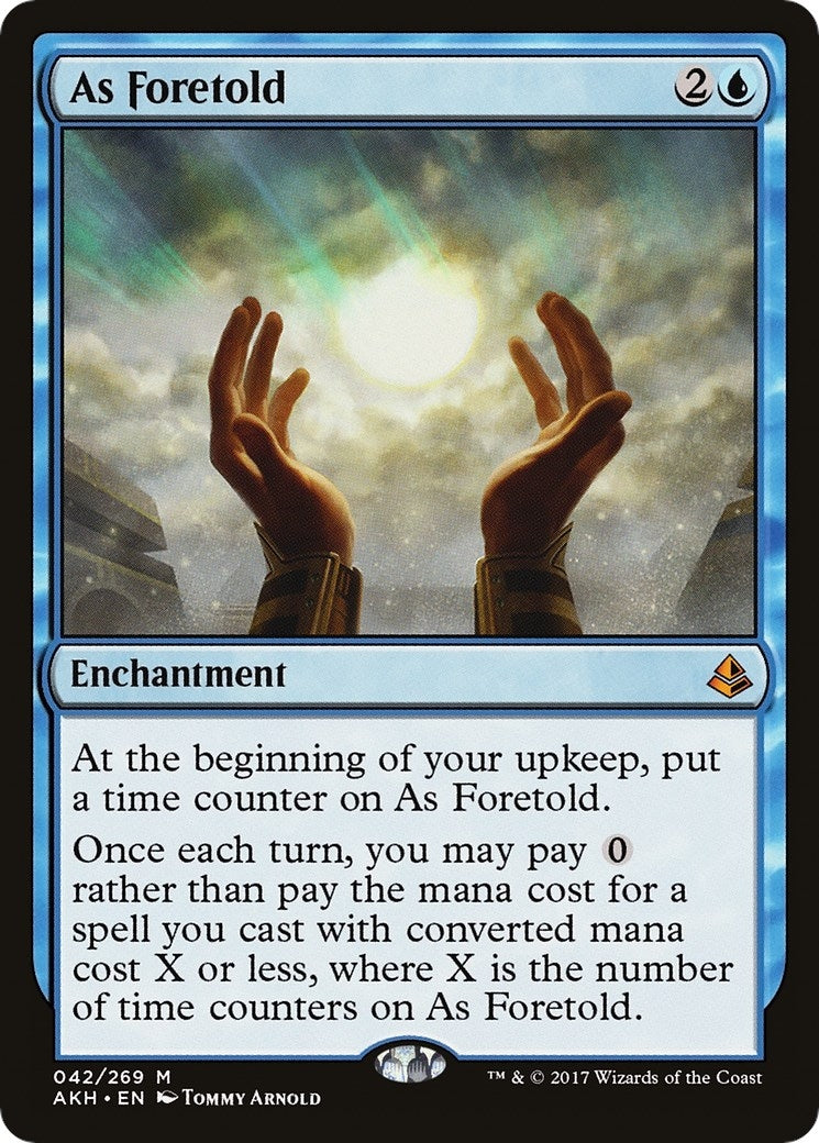 Image for As Foretold (42) [Amonkhet] - Magic: The Gathering