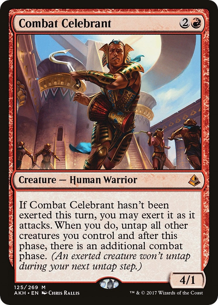 Image for Combat Celebrant (125) [Amonkhet] - Magic: The Gathering