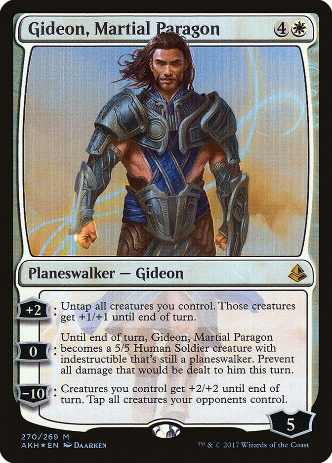 Image for Gideon, Martial Paragon (270) [Amonkhet] - Magic: The Gathering