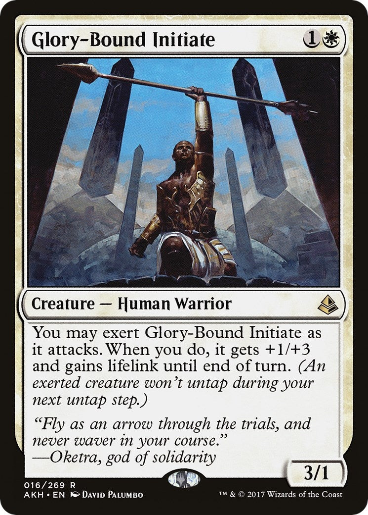 Image for Glory-Bound Initiate (16) [Amonkhet] - Magic: The Gathering