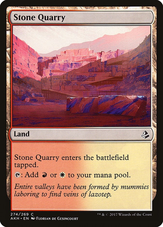 Image for Stone Quarry (274) [Amonkhet] - Magic: The Gathering
