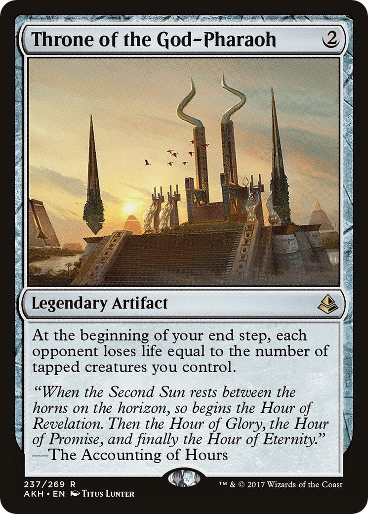 Image for Throne of the God-Pharaoh (237) [Amonkhet] - Magic: The Gathering