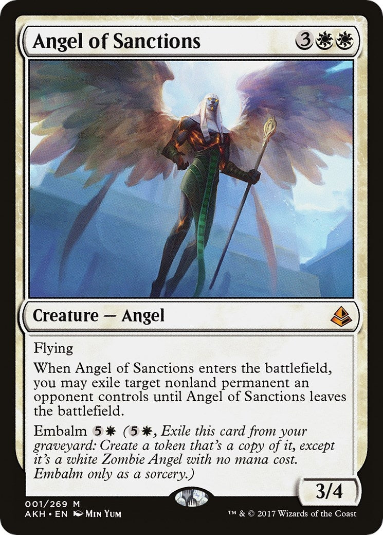 Image for Angel of Sanctions (1) [Amonkhet] - Magic: The Gathering