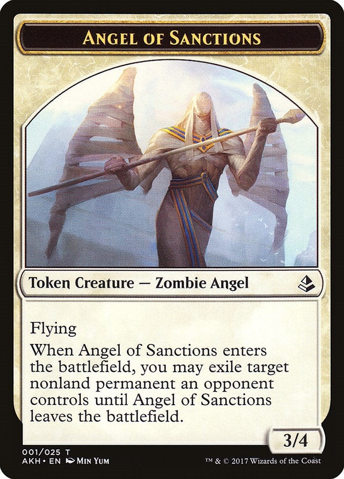 Image for Angel of Sanctions Token (1) [Amonkhet] - Magic: The Gathering