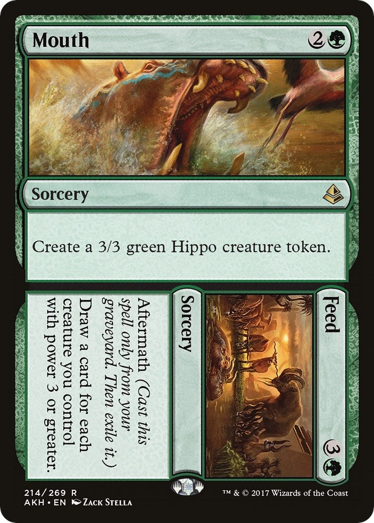 Image for Mouth // Feed (214) [Amonkhet] - Magic: The Gathering