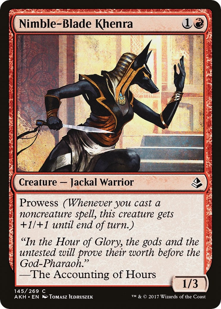 Image for Nimble-Blade Khenra (145) [Amonkhet] - Magic: The Gathering