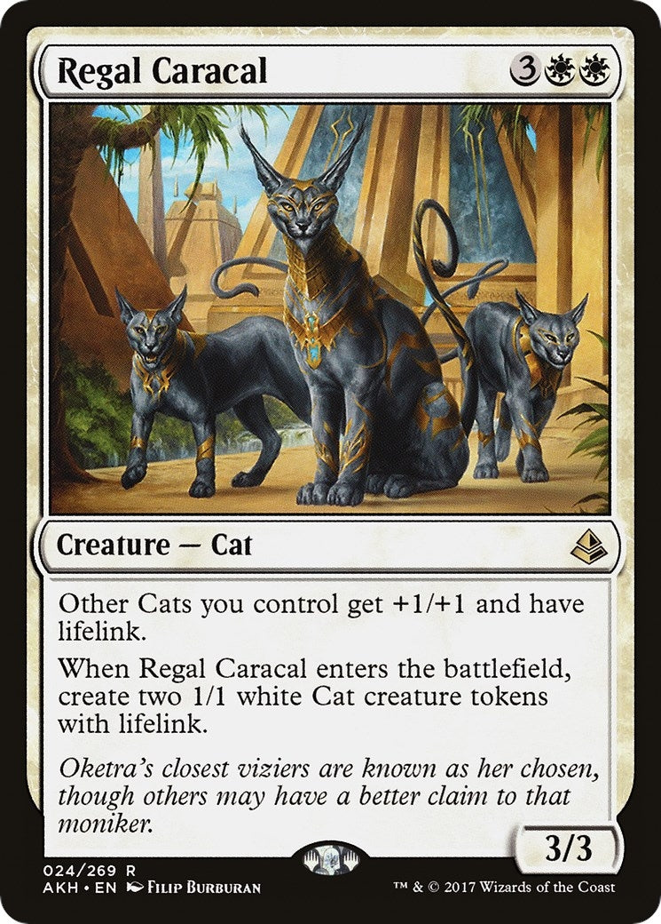 Image for Regal Caracal (24) [Amonkhet] - Magic: The Gathering