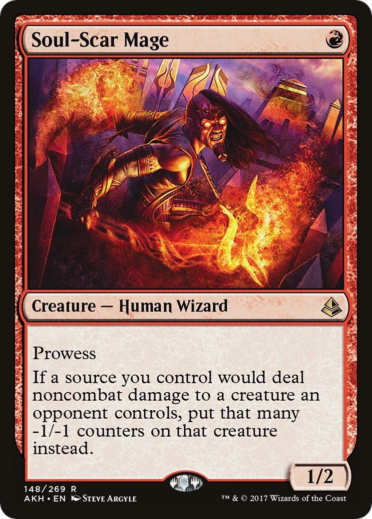 Image for Soul-Scar Mage (148) [Amonkhet] - Magic: The Gathering
