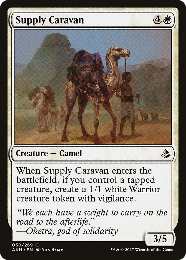 Image for Supply Caravan (30) [Amonkhet] - Magic: The Gathering