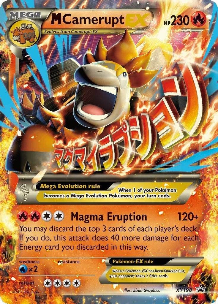 Image for M Camerupt EX - XY198 (XY198) [XY Promos] - Pokemon