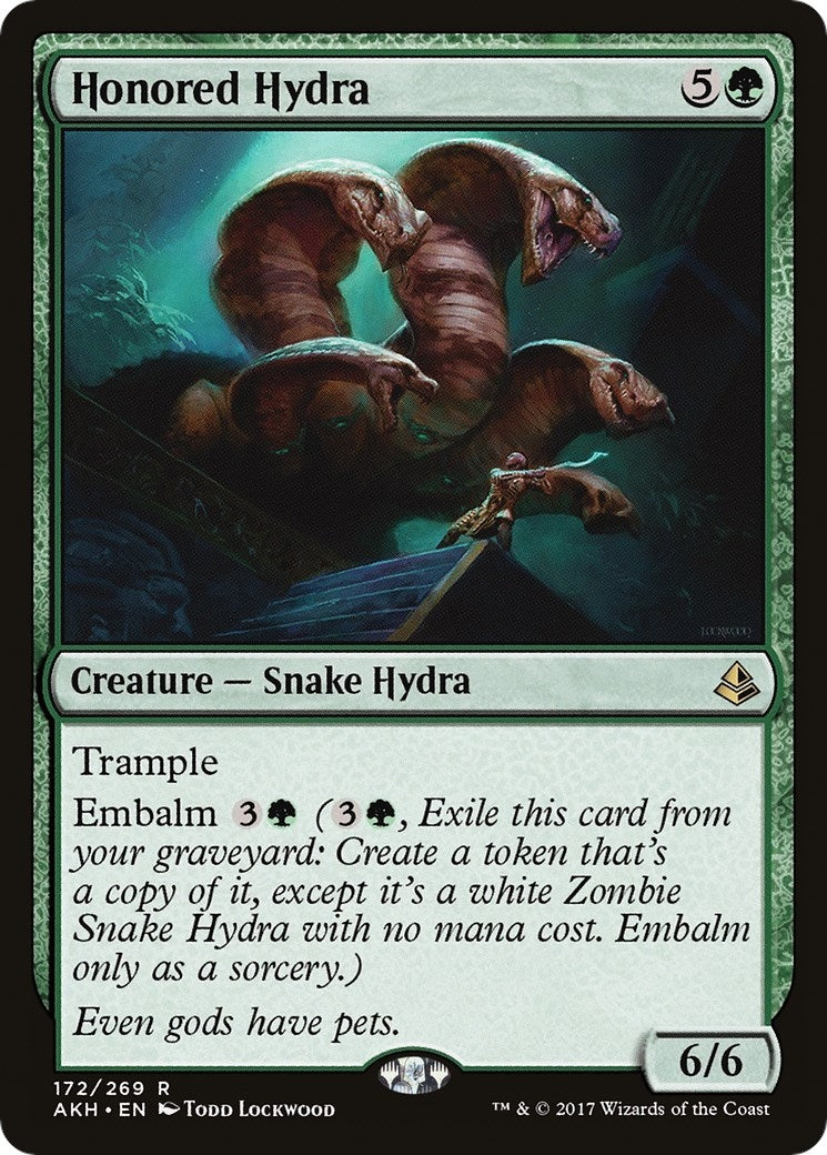 Image for Honored Hydra (172) [Amonkhet] - Magic: The Gathering