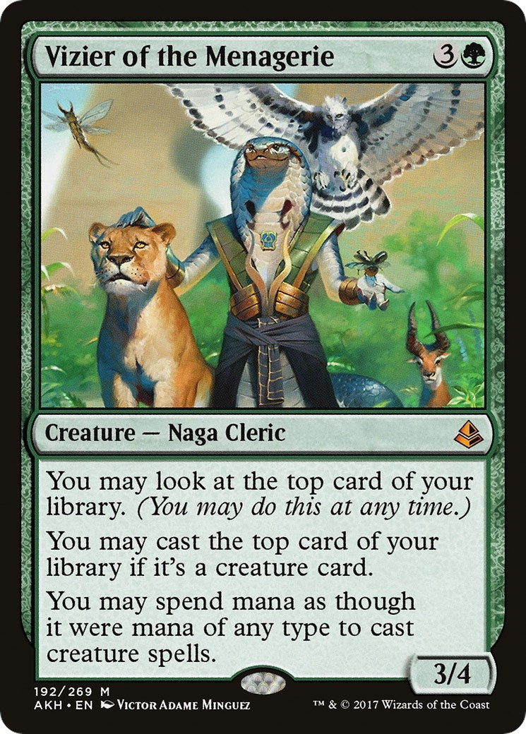 Image for Vizier of the Menagerie (192) [Amonkhet] - Magic: The Gathering
