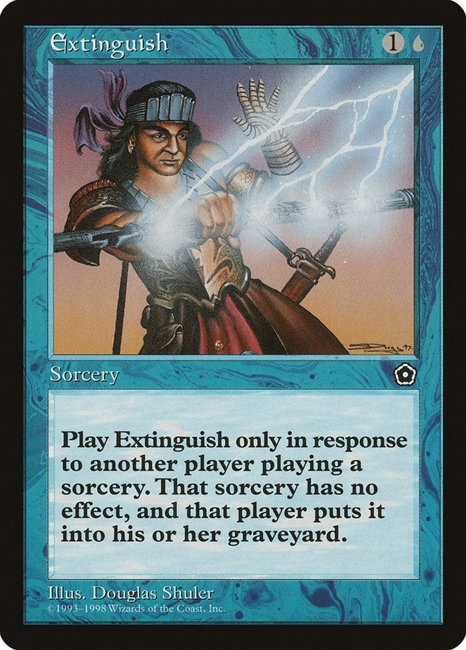 Image for Extinguish [Portal Second Age] - Magic: The Gathering