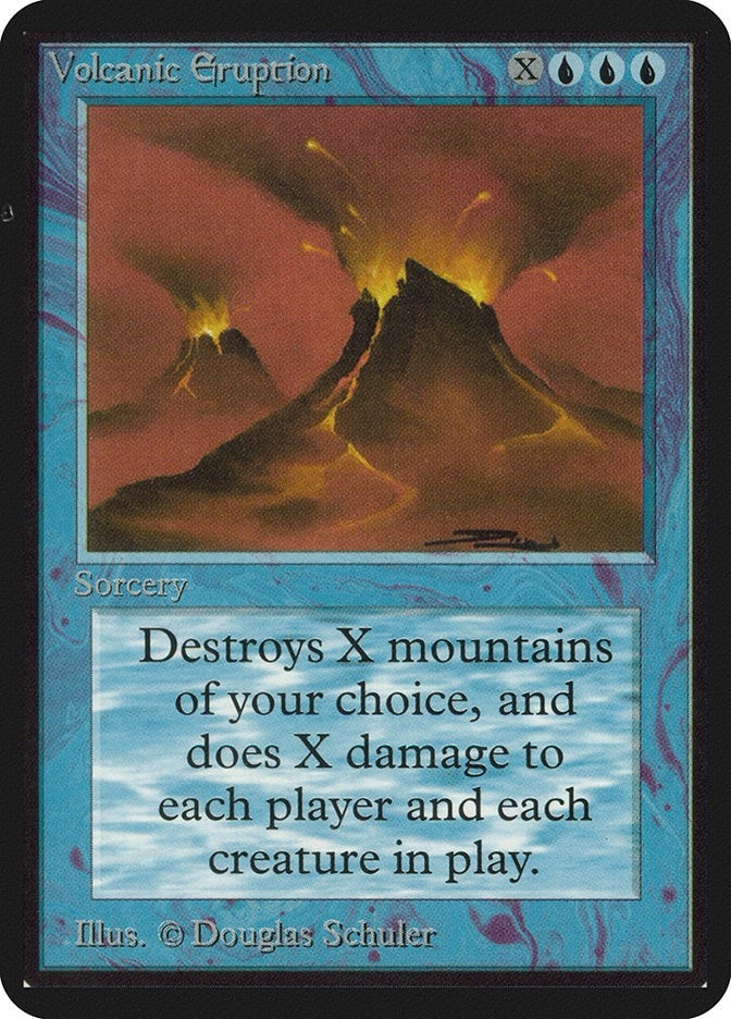 Image for Volcanic Eruption [Alpha Edition] - Magic: The Gathering