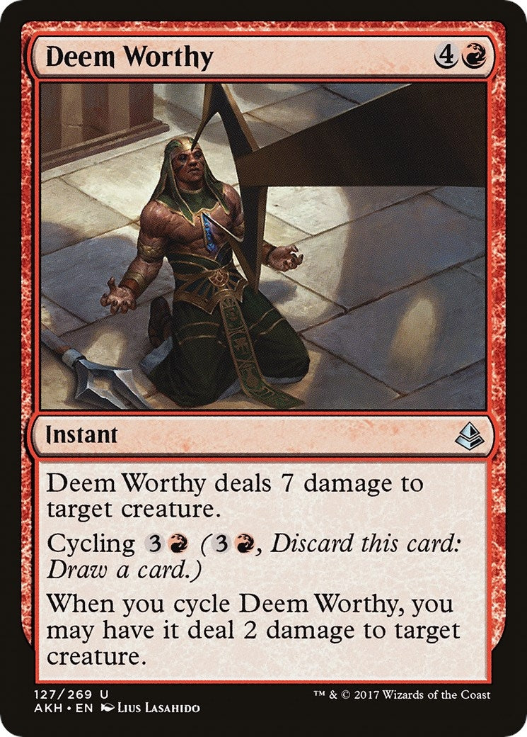 Image for Deem Worthy (127) [Amonkhet] - Magic: The Gathering
